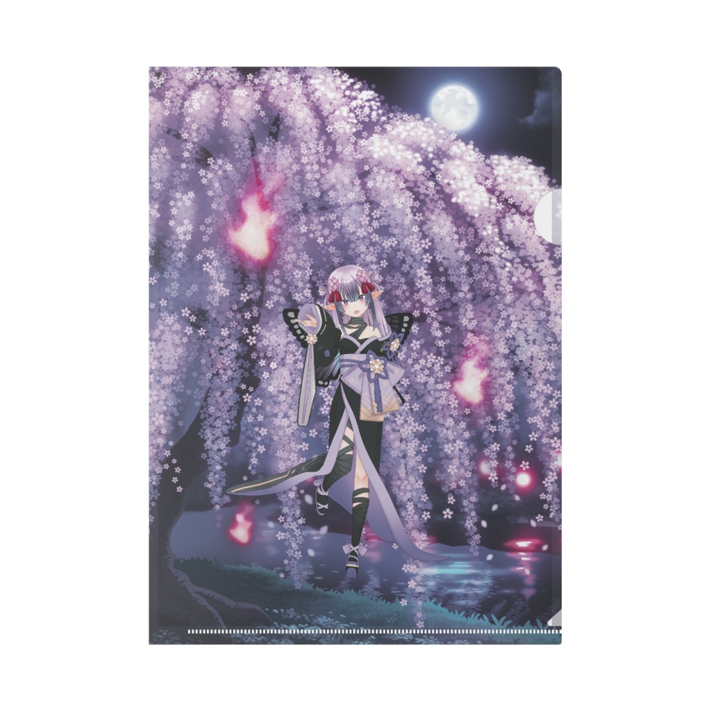 【夜桜ハル】3月生誕祭記念日-クリアファイル-G0416