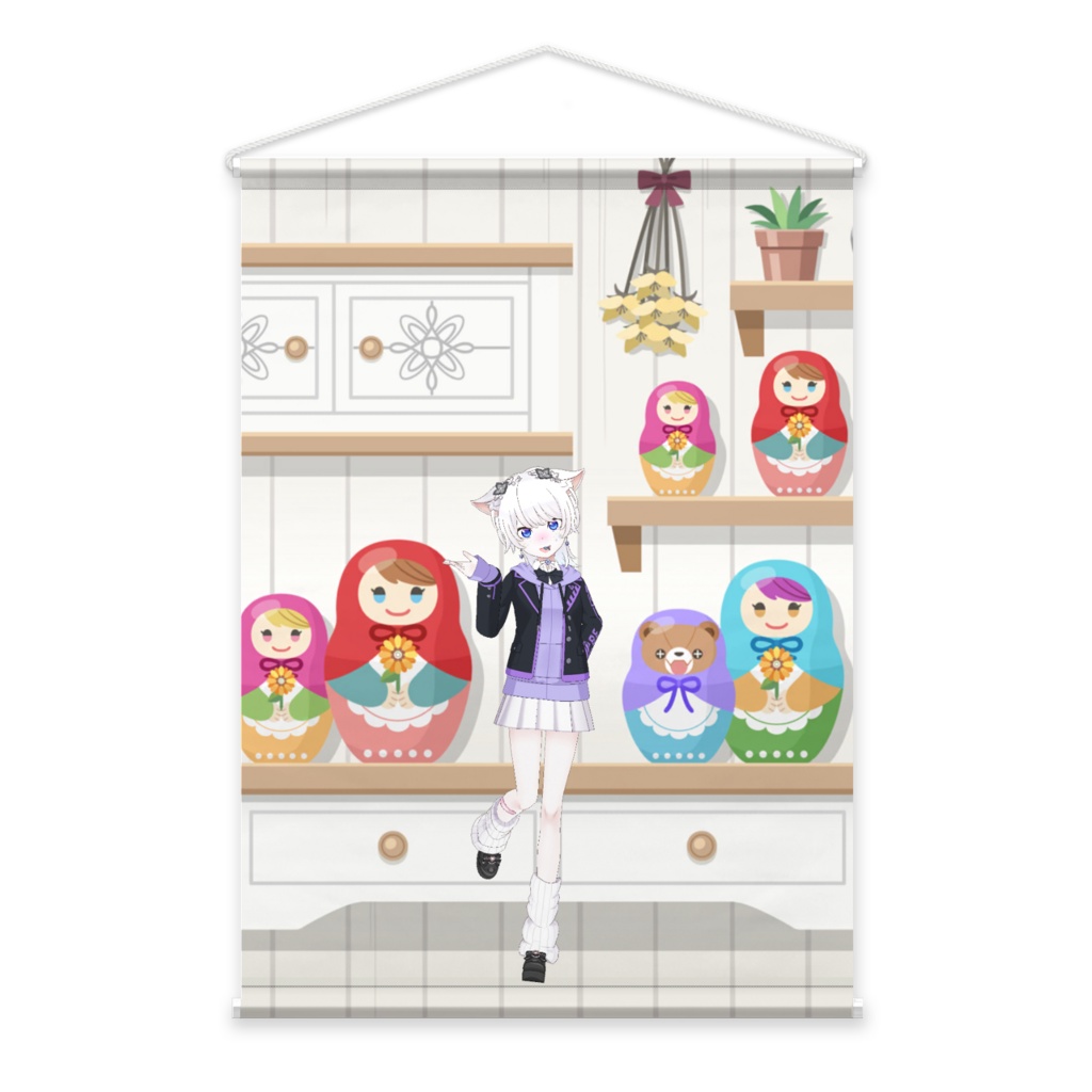 【ayukα-ｱﾕｶ-】3月生誕祭記念日-タペストリー-G0406