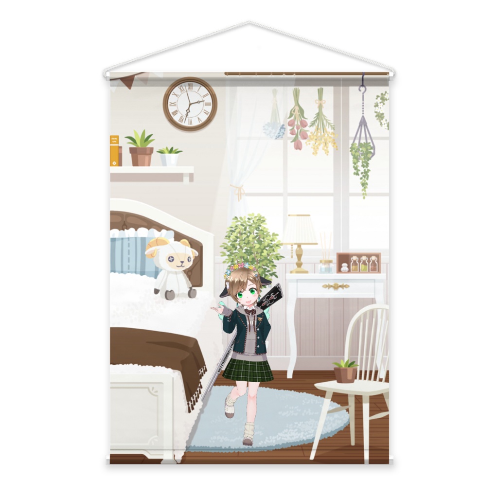 【あかるん】3月生誕祭記念日-タペストリー-G0402