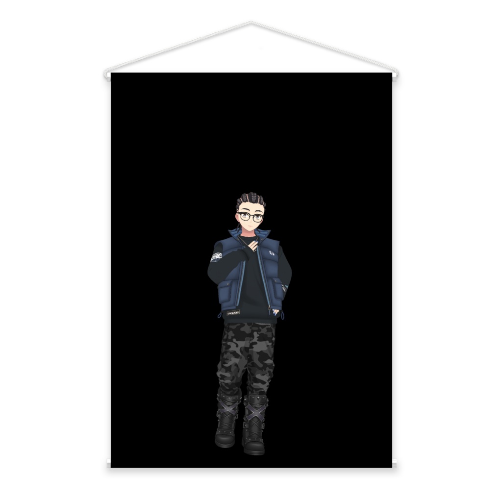 【りく】3月生誕祭記念日-タペストリー-G0400