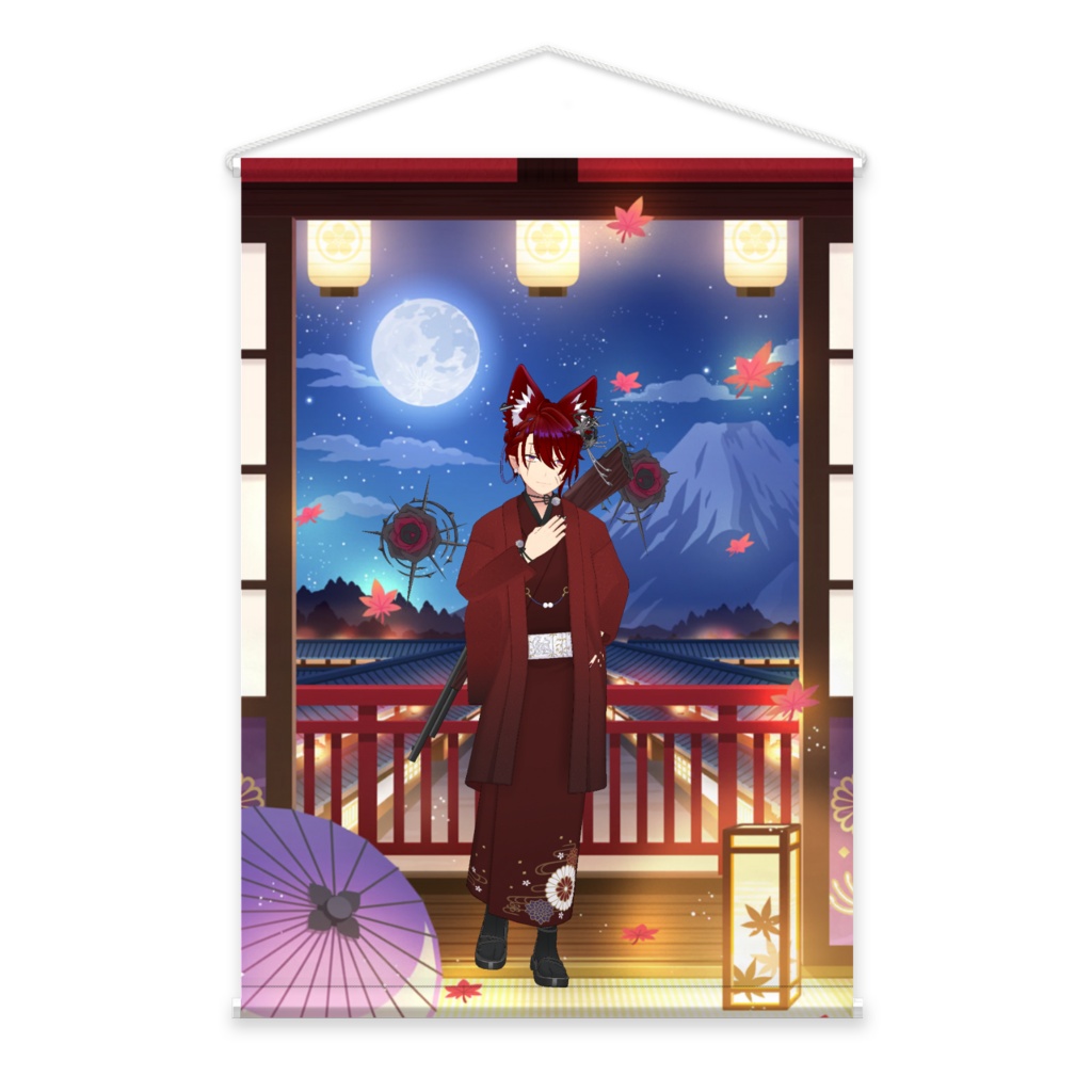 【血雨】3月生誕祭記念日-タペストリー-G0393