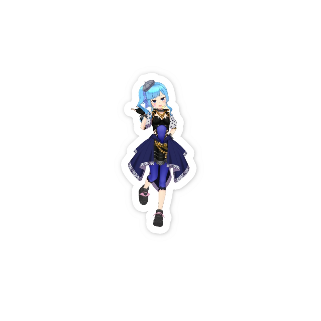 【とつまちすいせい】3月生誕祭記念日-スマホステッカー-G0392