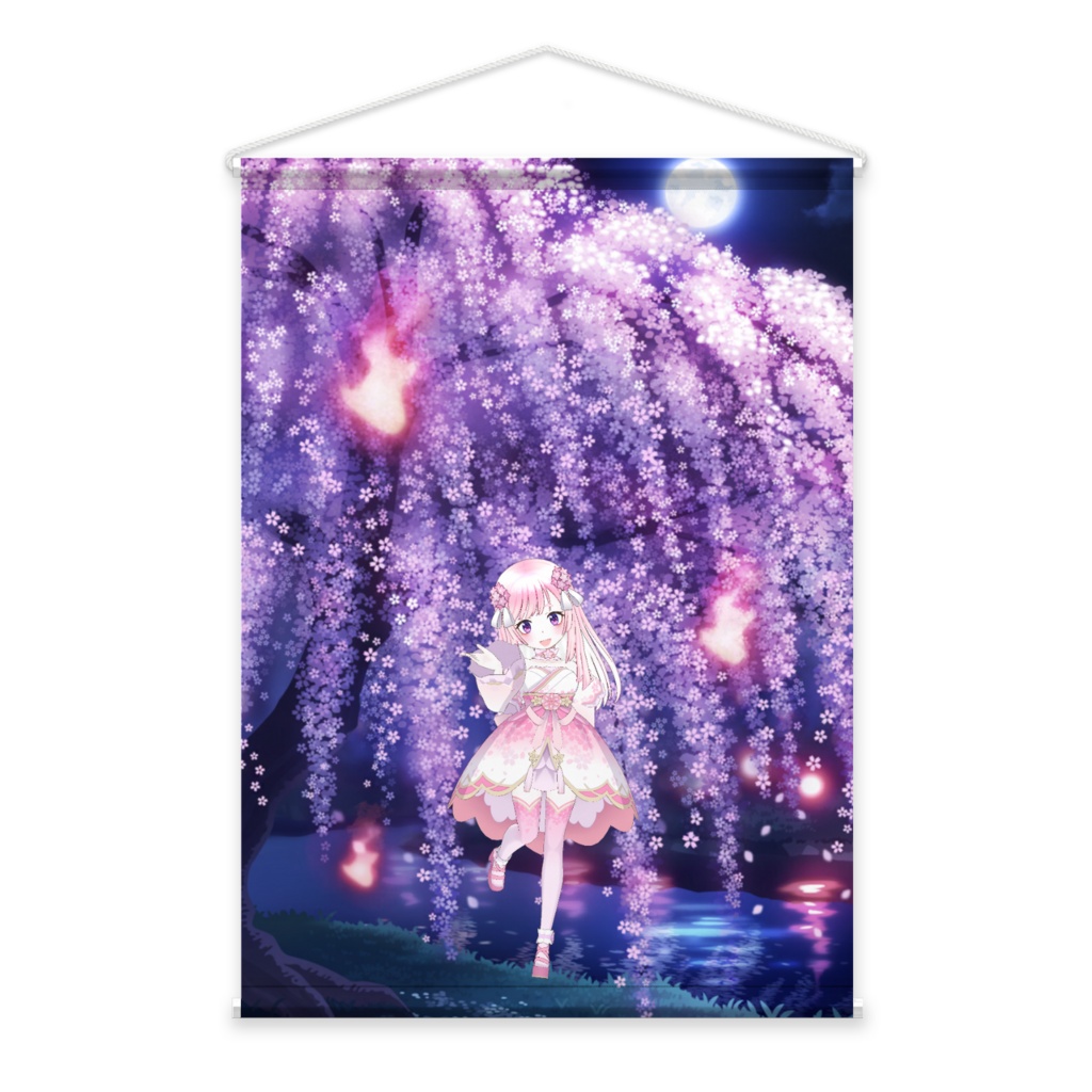 【宙星吹雪】3月生誕祭記念日-タペストリー-G0389