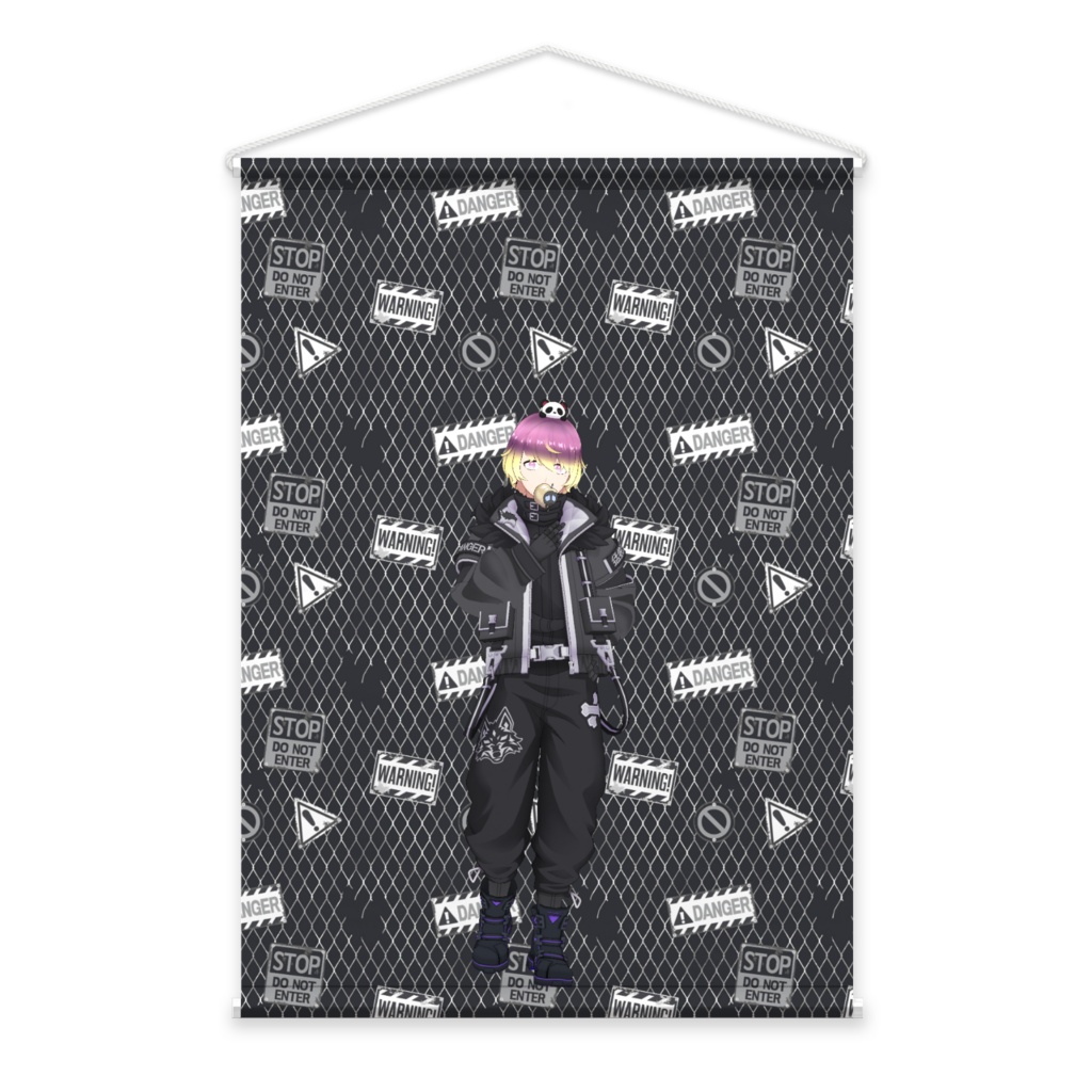 【ぽんぽこたぬき】3月生誕祭記念日-タペストリー-G0387