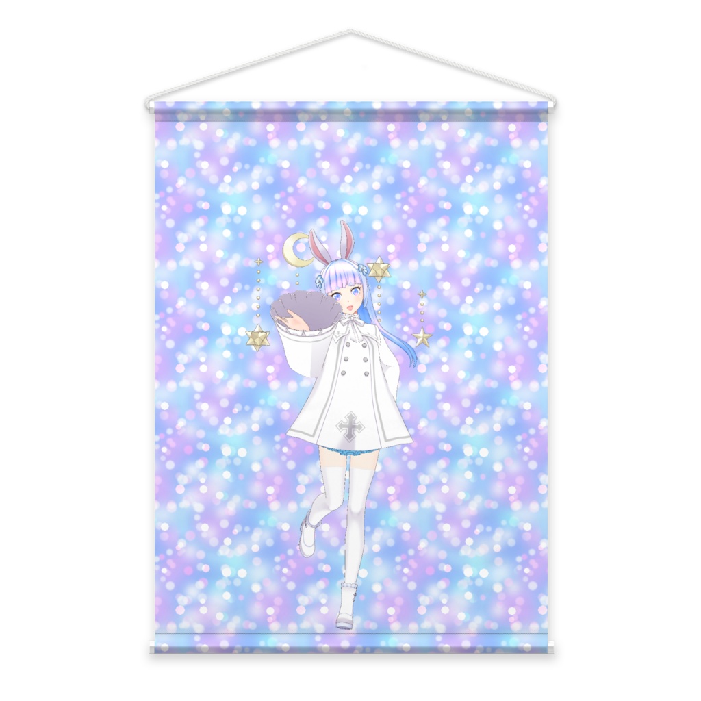 【月の下のバラ，無限城】3月生誕祭記念日-タペストリー-G0385