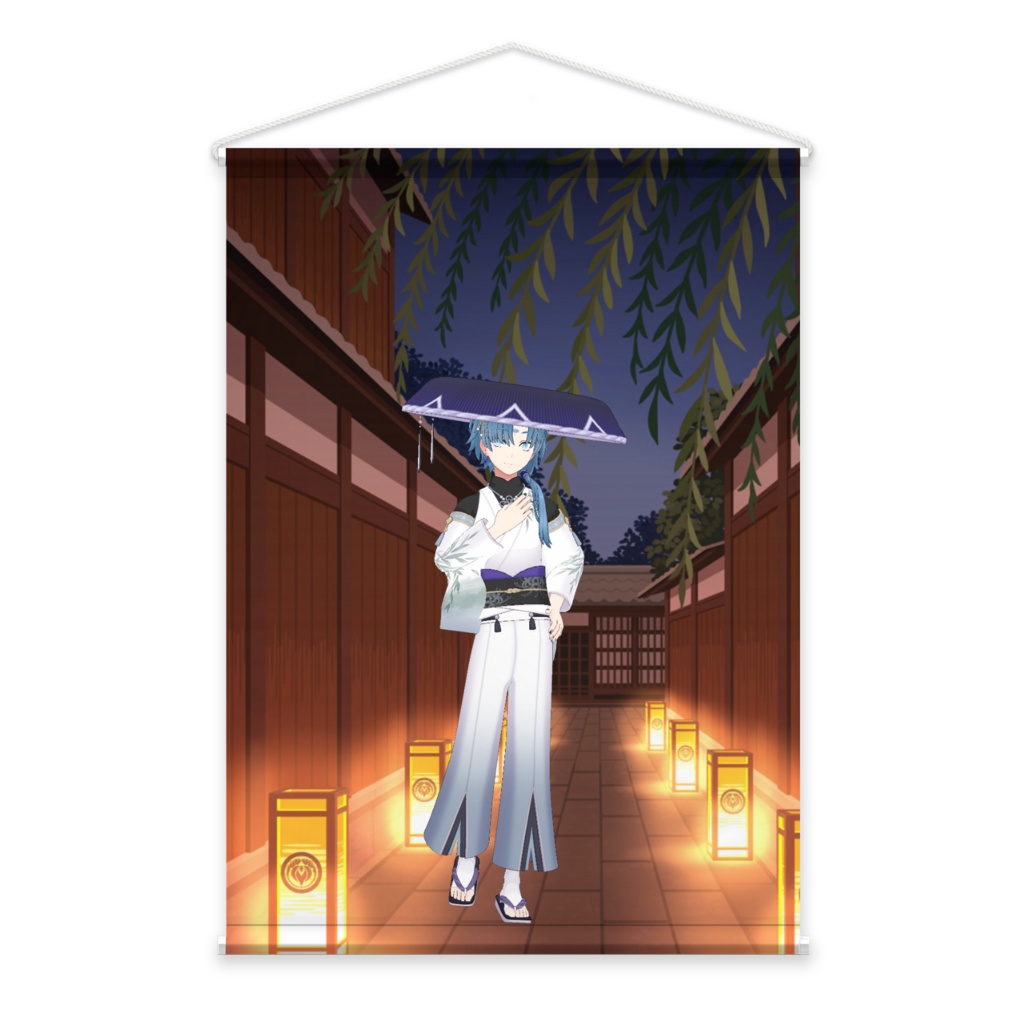 【浮世流らい】3月生誕祭記念日-タペストリー-G0383