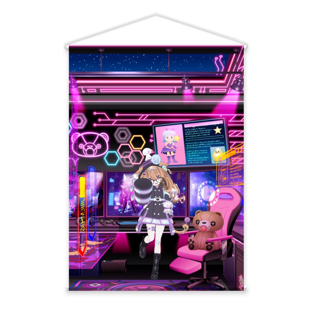 【東雲   夜】3月生誕祭記念日-タペストリー-G0382