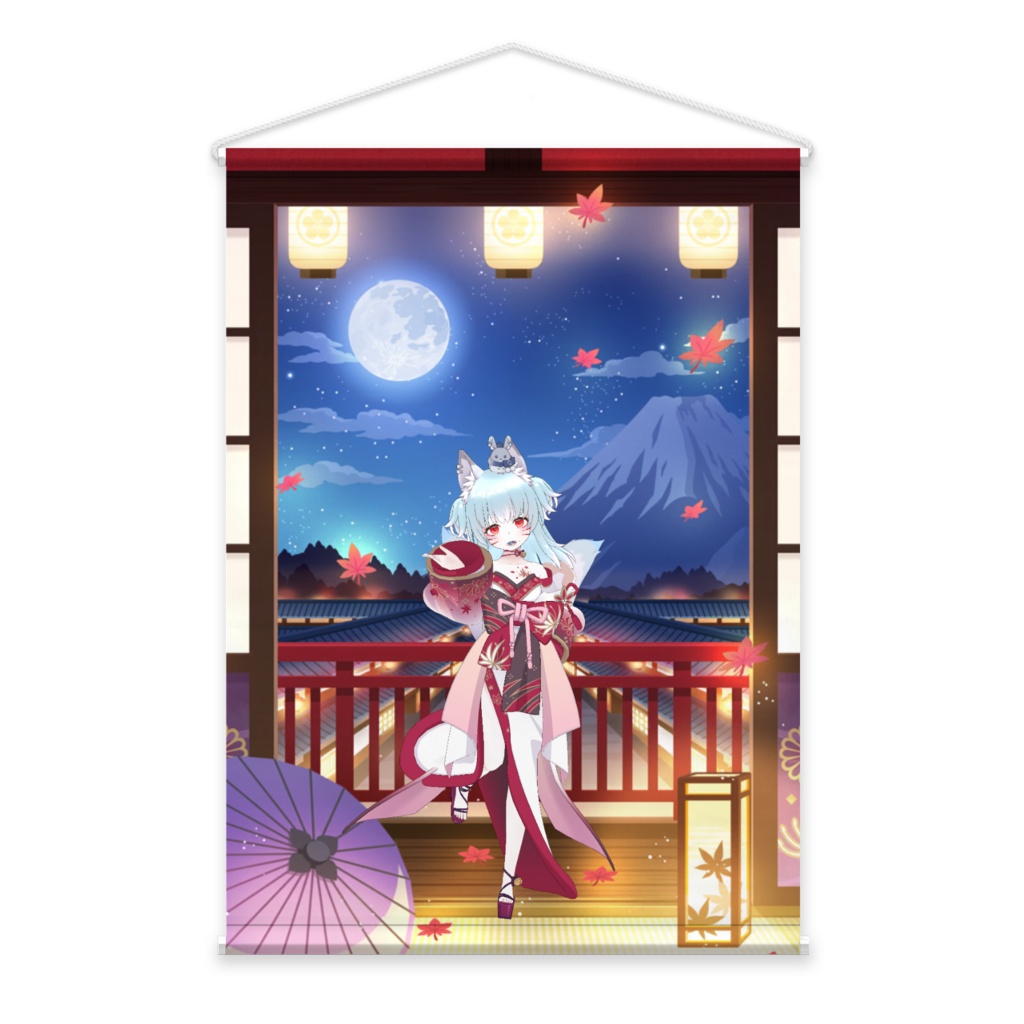 【かきくけｺﾝｺﾝ】3月生誕祭記念日-タペストリー-G0380