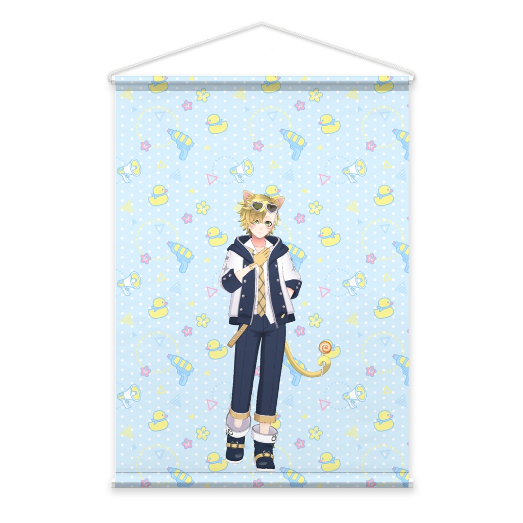 【輝愛 羅威】3月生誕祭記念日-タペストリー-G0373