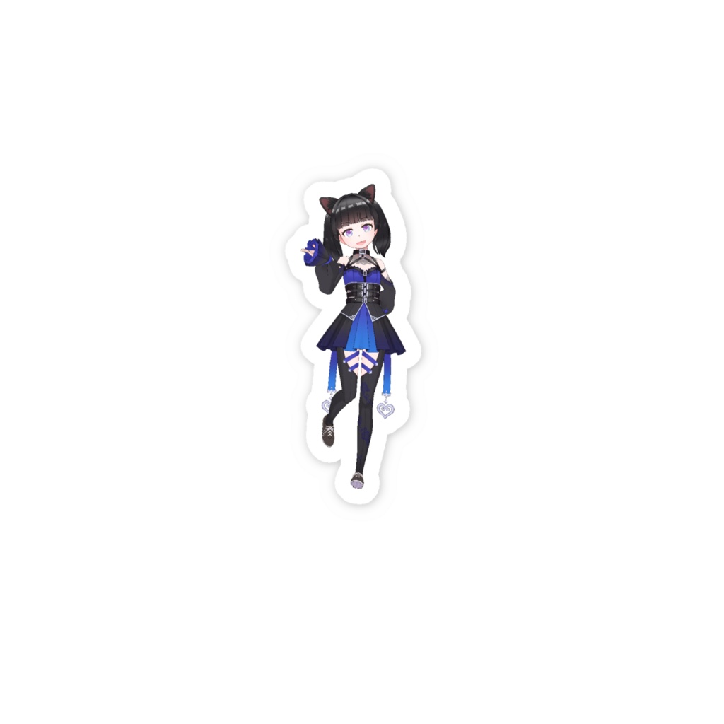 【かむにゃん】3月生誕祭記念日-スマホステッカー-G0360