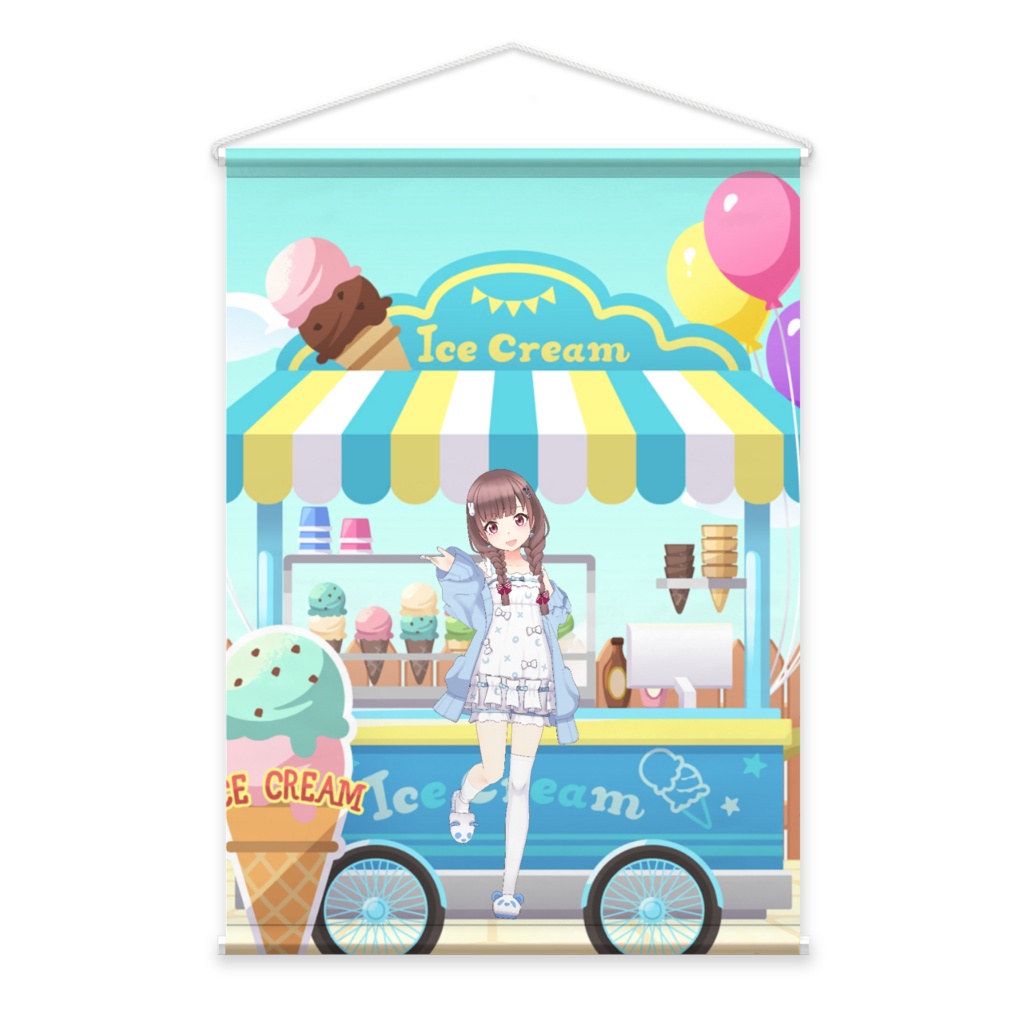 【てぃい】3月生誕祭記念日-タペストリー-G0356