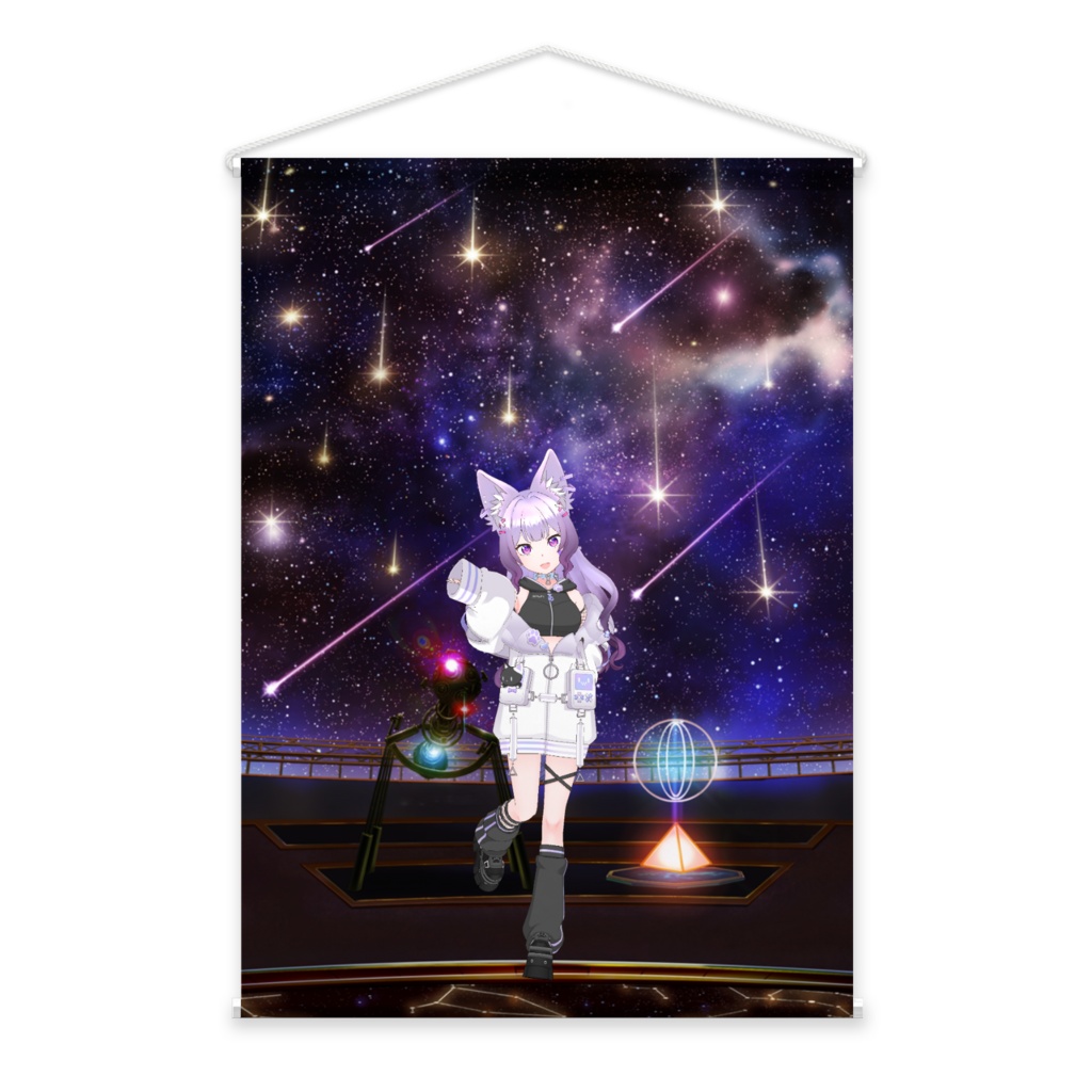 【しろぼし】3月生誕祭記念日-タペストリー-G0355