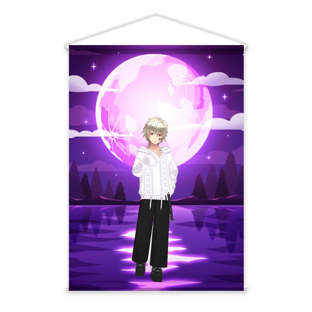 【恋匙　てきぃら】3月生誕祭記念日-タペストリー-G0351