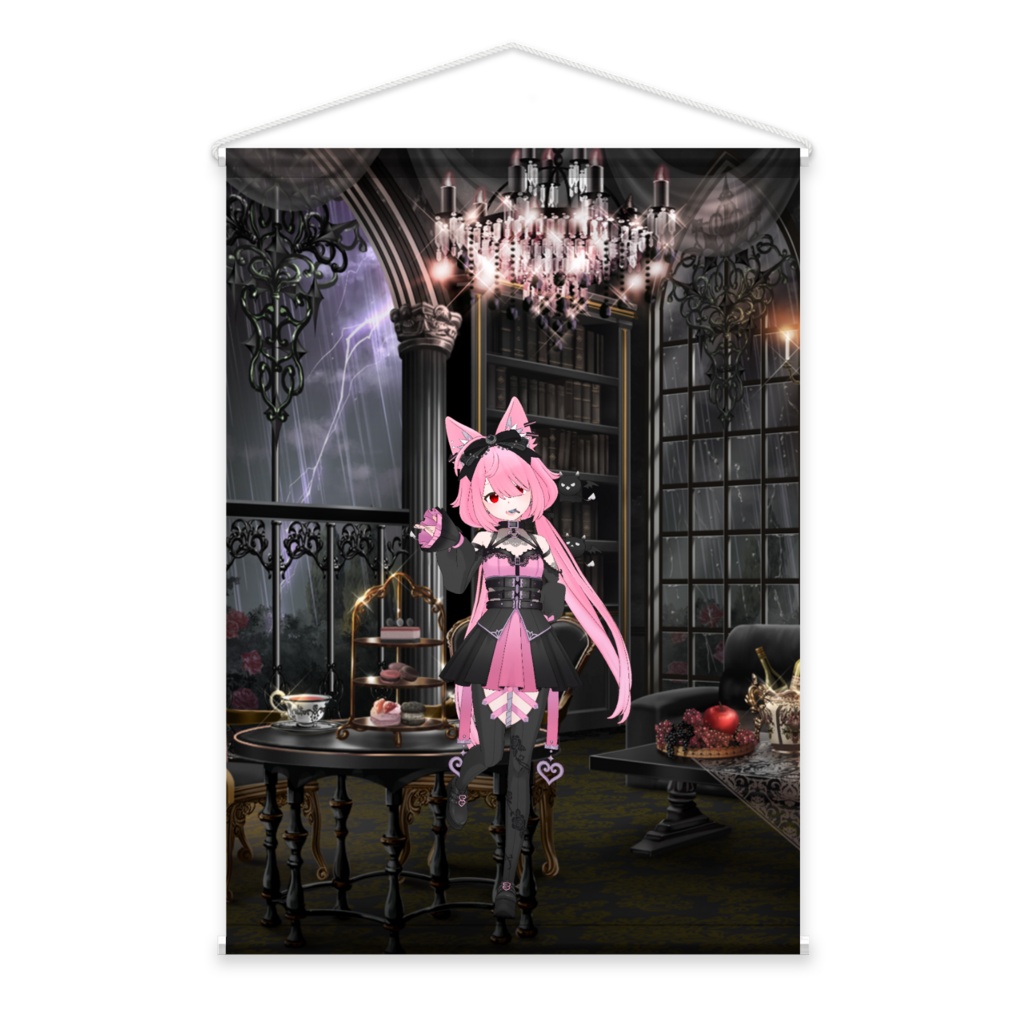 【なぞょ】3月生誕祭記念日-タペストリー-G0344