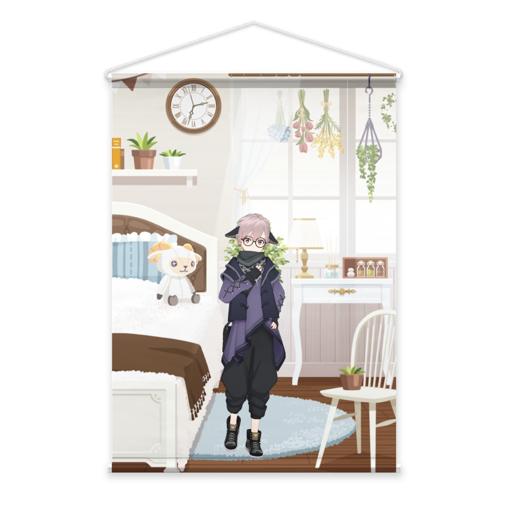 【めろーくん】3月生誕祭記念日-タペストリー-G0332