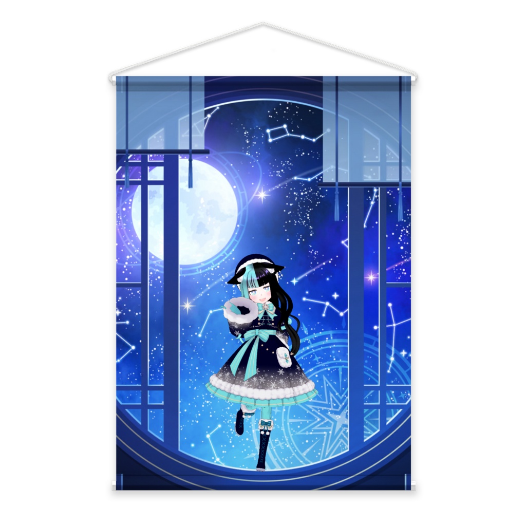 【くまきのこ】3月生誕祭記念日-タペストリー-G0317