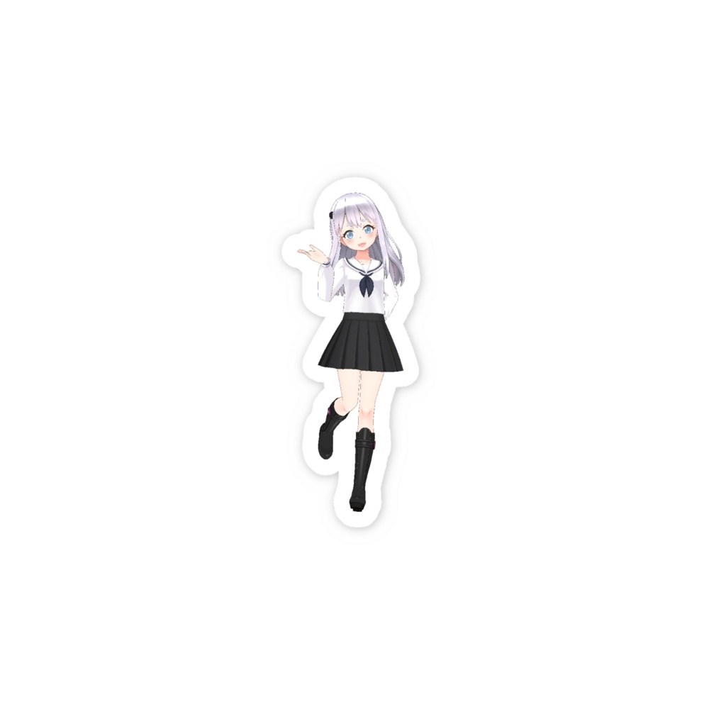 【猫宮んな】3月生誕祭記念日-スマホステッカー-G0314