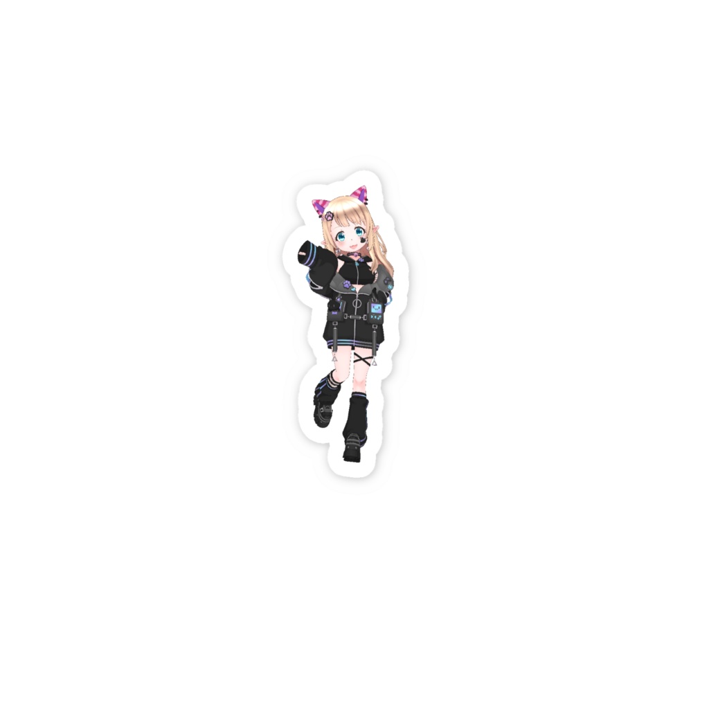 【亞薇雛】3月生誕祭記念日-スマホステッカー-G0311