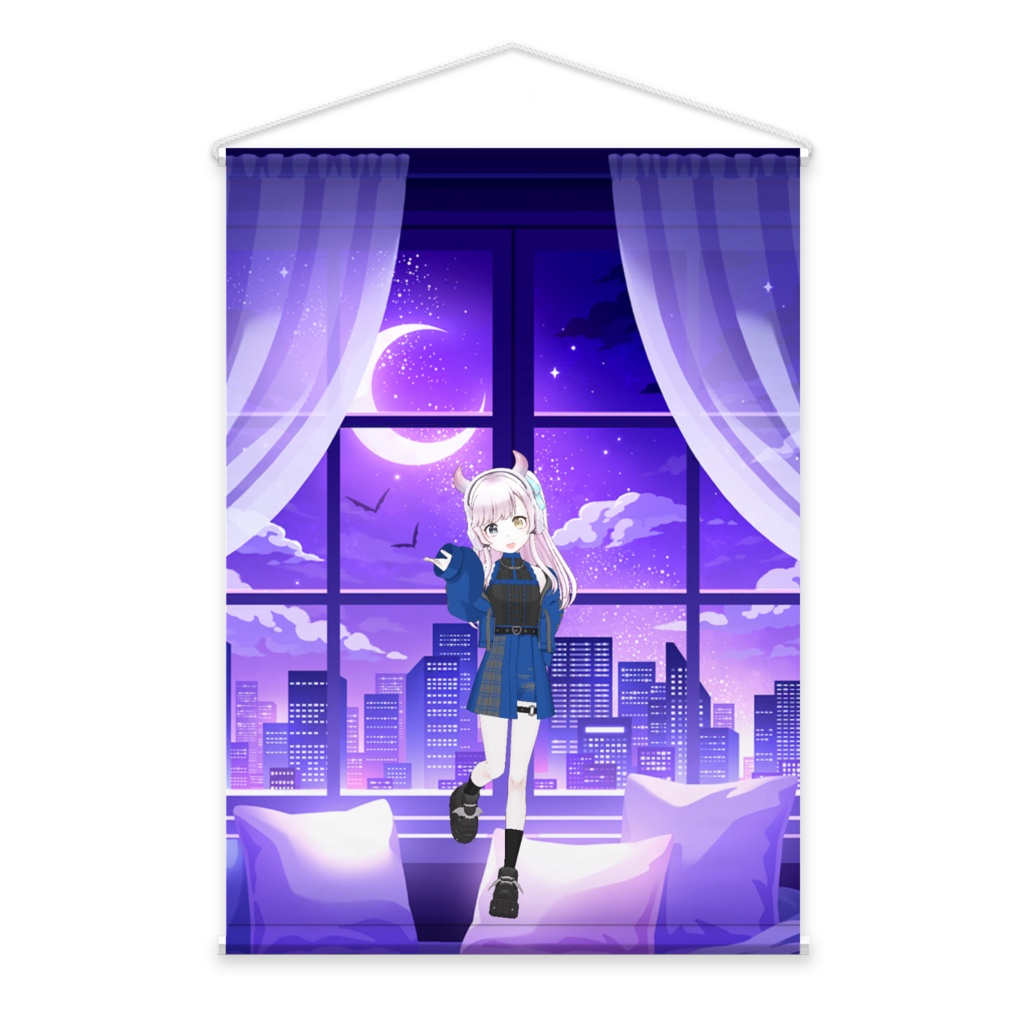 【如月 梨奈】3月生誕祭記念日-タペストリー-G0310