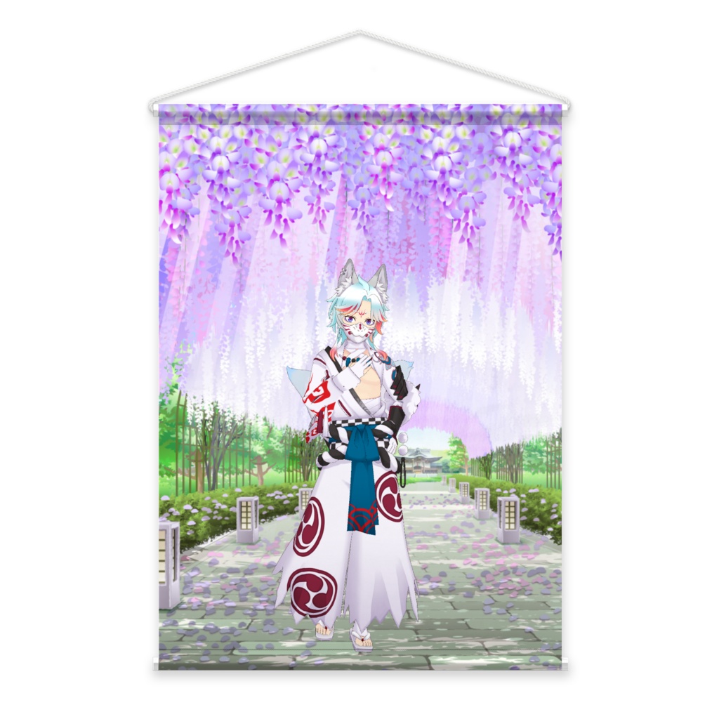 【願琴 翼】3月生誕祭記念日-タペストリー-G0308