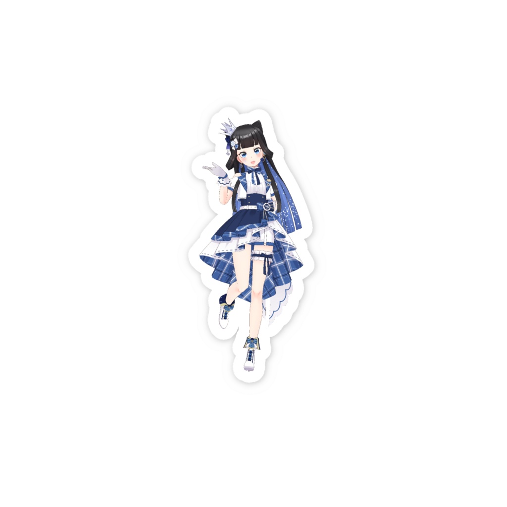 【貝殻 小舟】3月生誕祭記念日-スマホステッカー-G0306