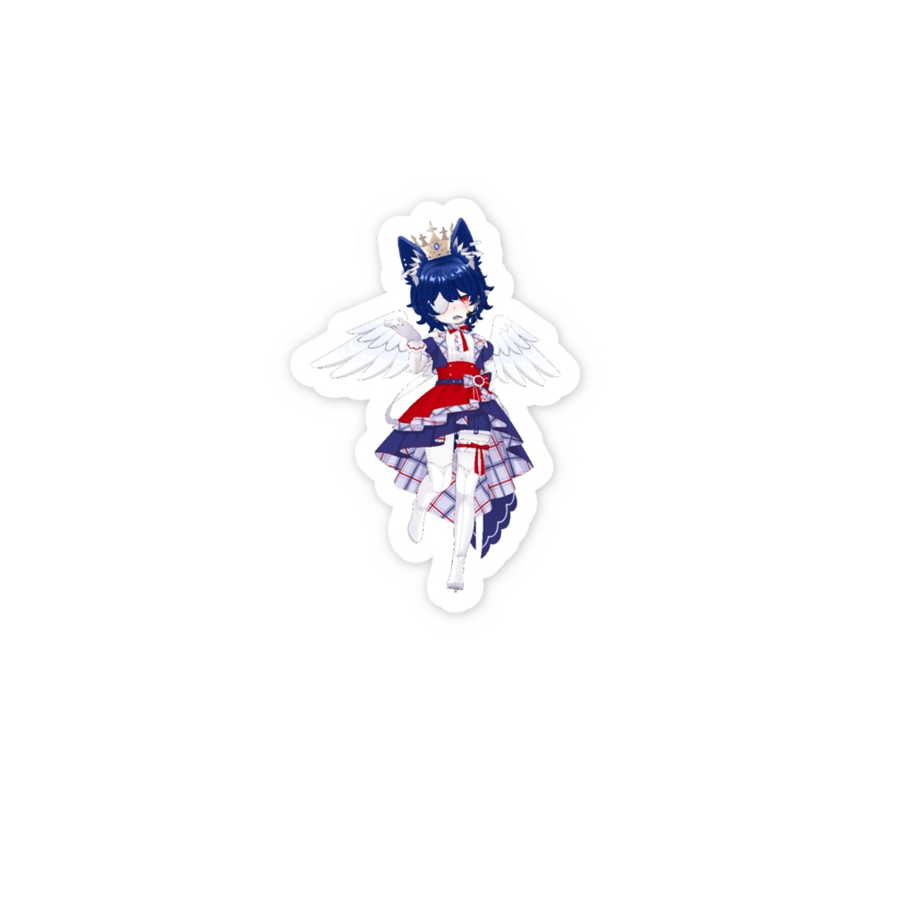 【一ッ目蒼陽(あおや)】3月生誕祭記念日-スマホステッカー-G0291