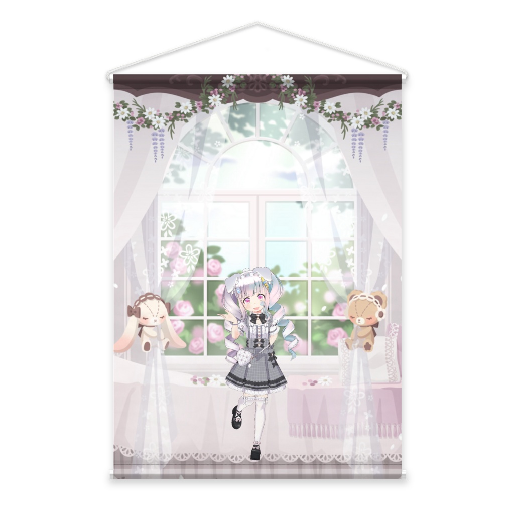 【さくらそらうにぃまろ】3月生誕祭記念日-タペストリー-G0285