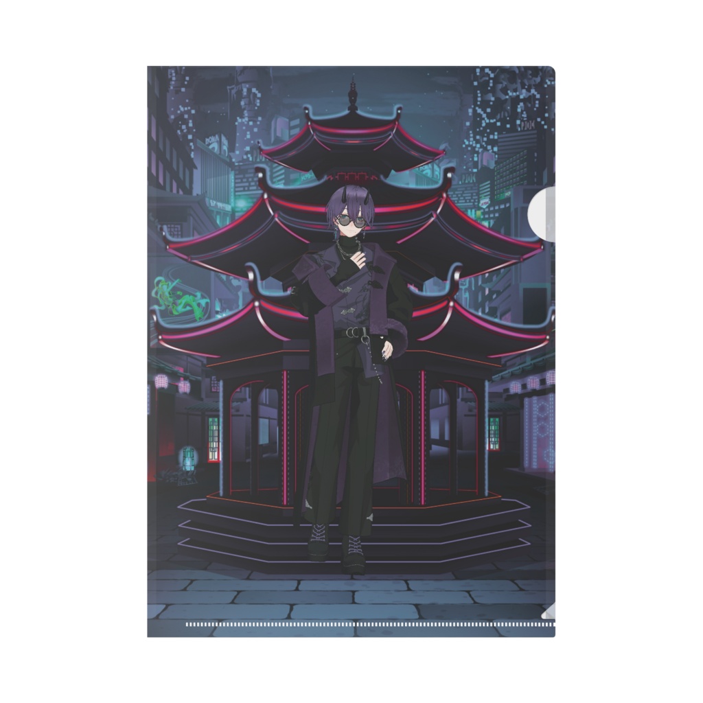 【紫眞 なつお】3月生誕祭記念日-クリアファイル-G0282