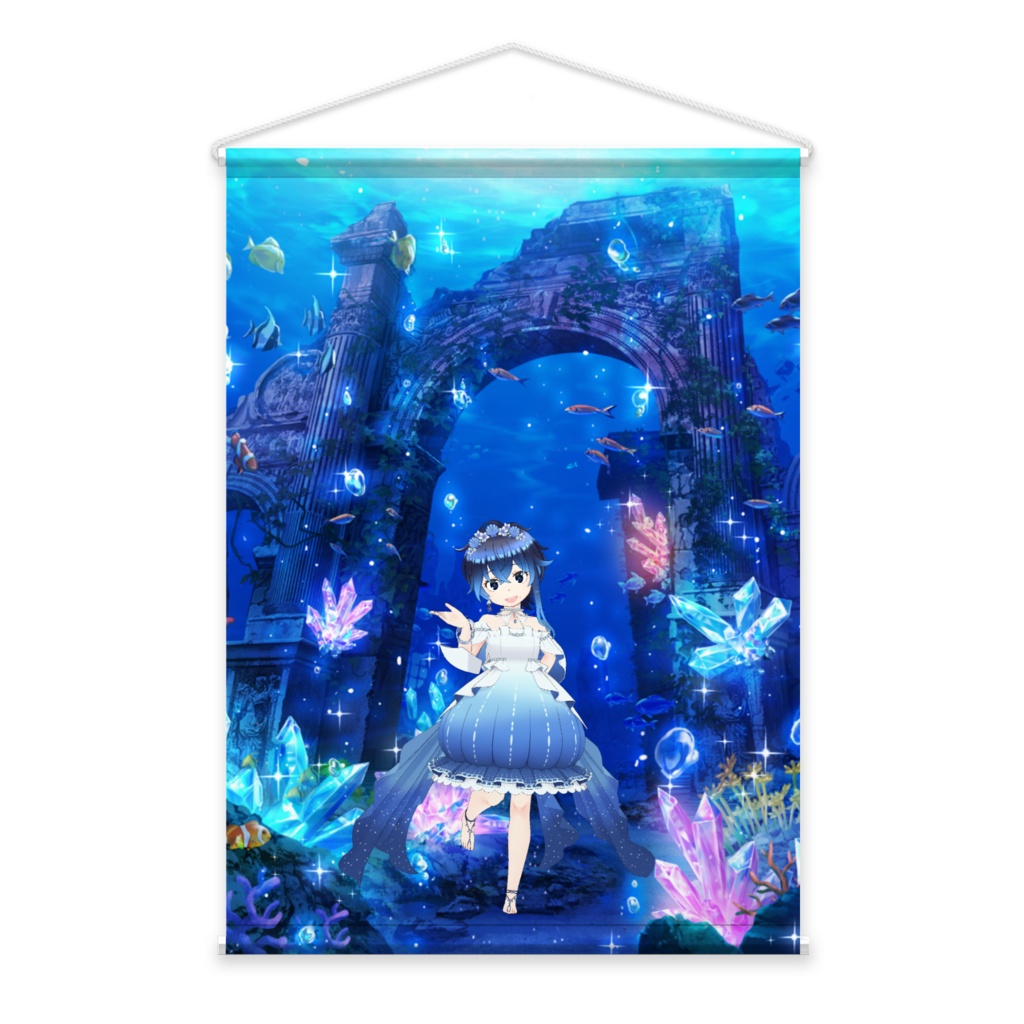 【かにゃにゃ エネコ】3月生誕祭記念日-タペストリー-G0279