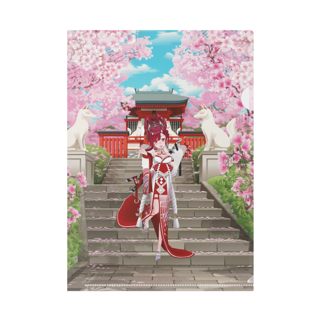 【永久不滅女帝軍 頭領】3月生誕祭記念日-クリアファイル-G0275
