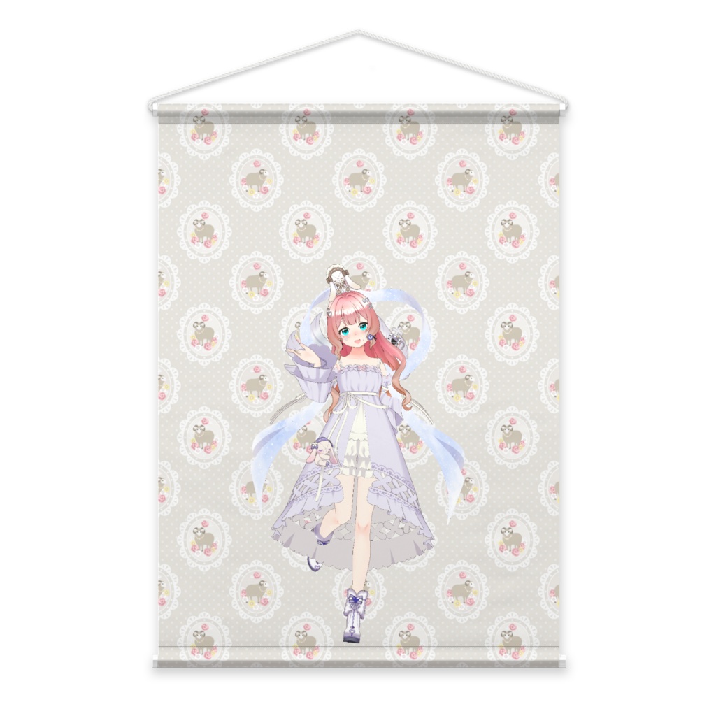 【Ｍａｄ♡ｋａ】3月生誕祭記念日-タペストリー-G0274