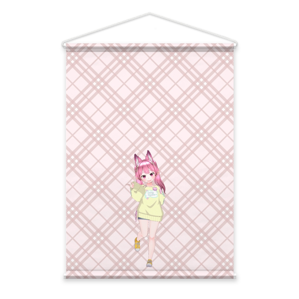 【可愛がってね】3月生誕祭記念日-タペストリー-G0267