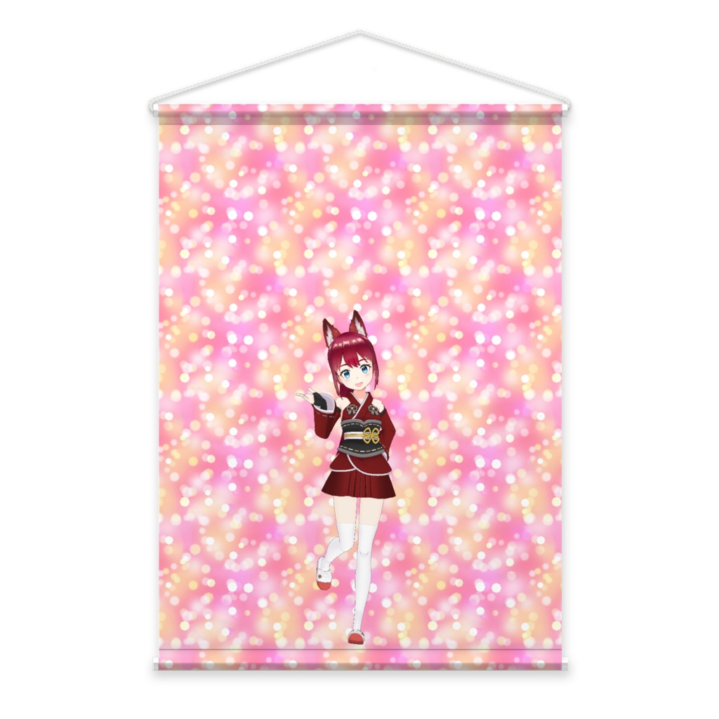 【赤狐】3月生誕祭記念日-タペストリー-G0266