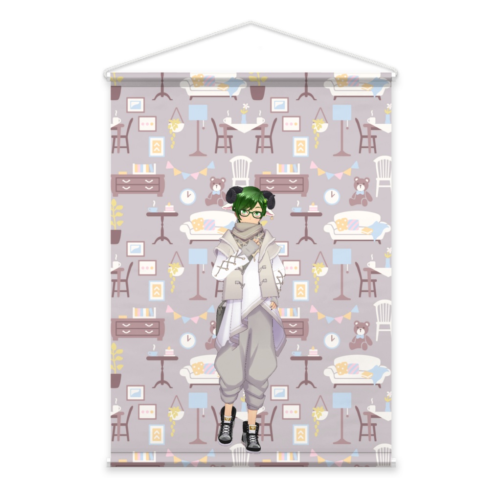 【四葉 りょう】3月生誕祭記念日-タペストリー-G0261