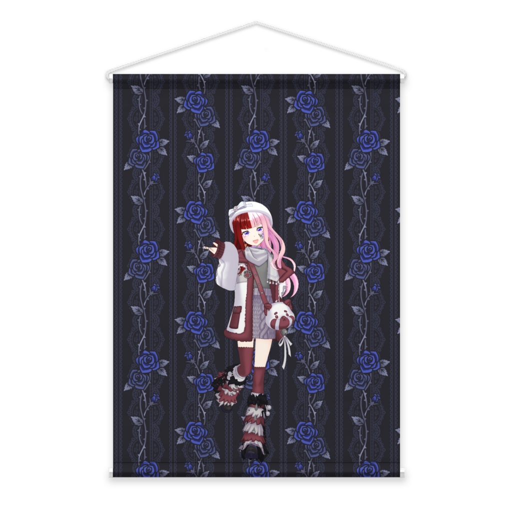 【家守水母】3月生誕祭記念日-タペストリー-G0253