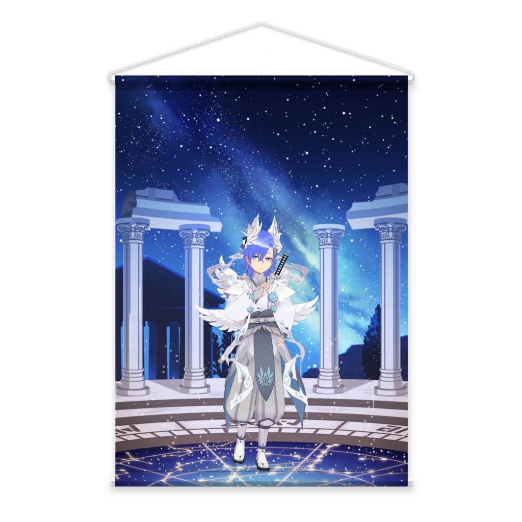 【天界の蒼刃カケル】3月生誕祭記念日-タペストリー-G0248