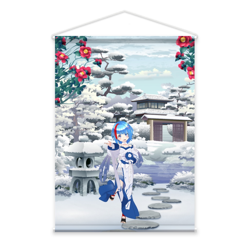 【早乙女メイドレム】3月生誕祭記念日-タペストリー-G0236