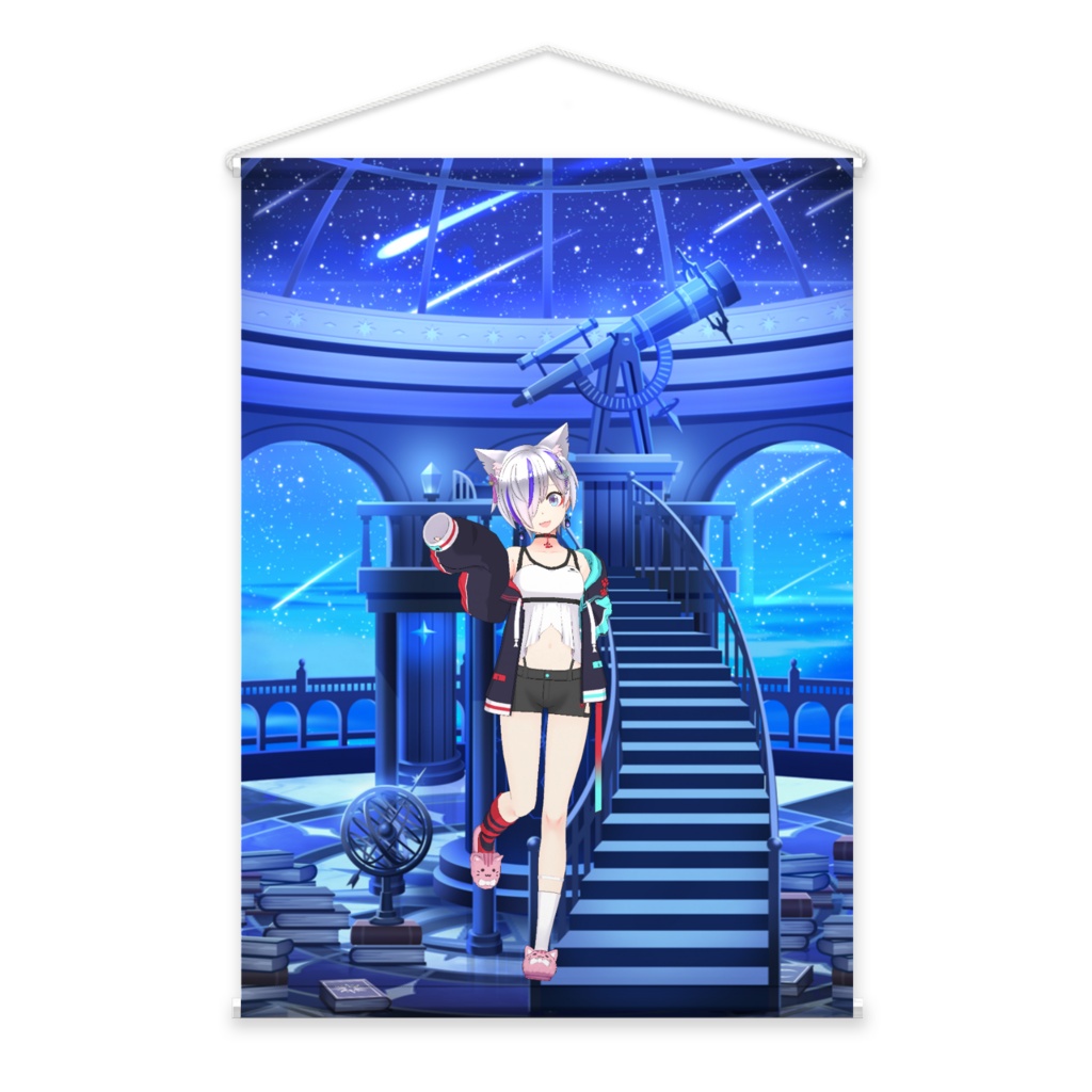 【あいξ´๑•ω•๑`】3月生誕祭記念日-タペストリー-G0233