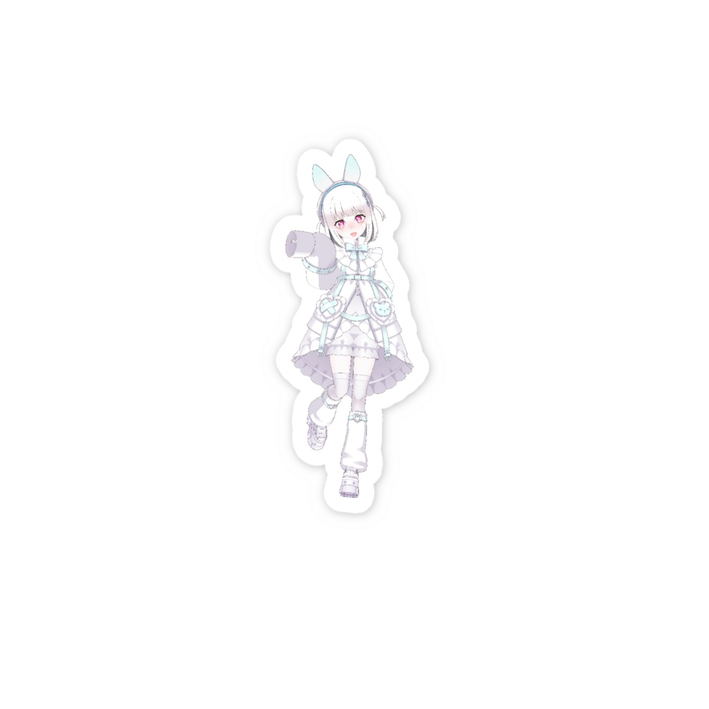 【ぅ ぃ 。 】3月生誕祭記念日-スマホステッカー-G0228