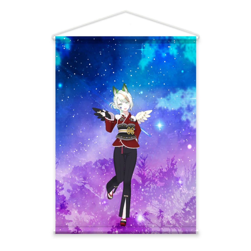 【白夜月そら】3月生誕祭記念日-タペストリー-G0227