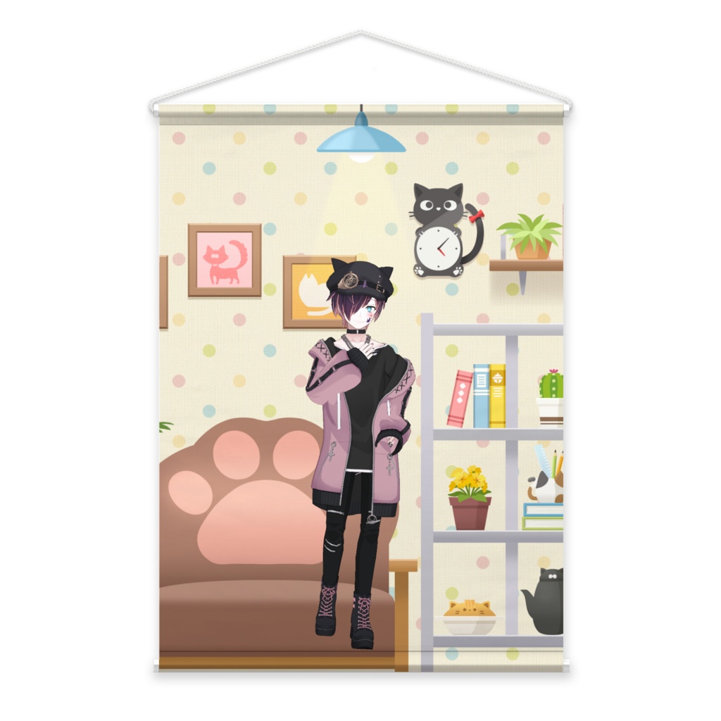 【ととろん】3月生誕祭記念日-タペストリー-G0216