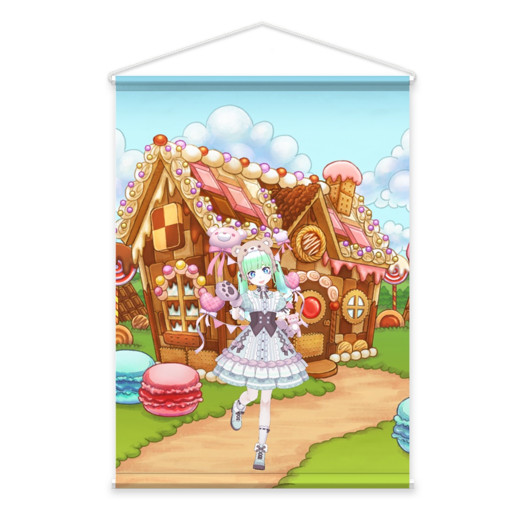 【むぎ】3月生誕祭記念日-タペストリー-G0213