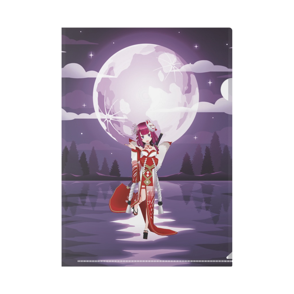 【白狐】3月生誕祭記念日-クリアファイル-G0207