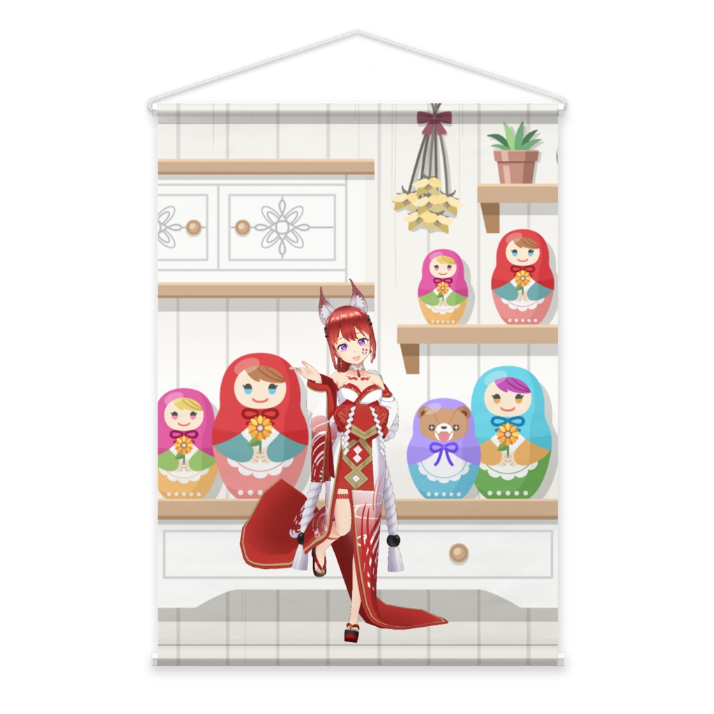 【桃月 楓】3月生誕祭記念日-タペストリー-G0203