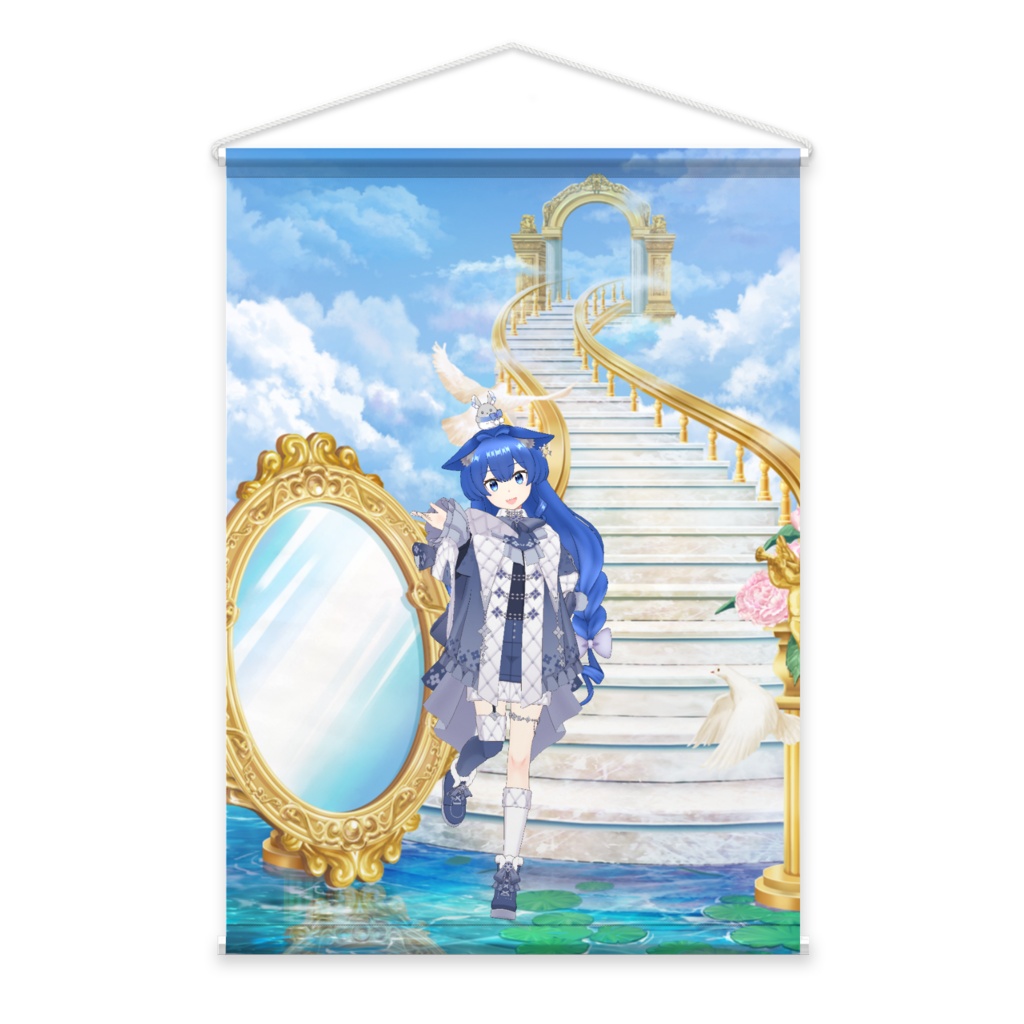 【陽芽やよい】3月生誕祭記念日-タペストリー-G0199