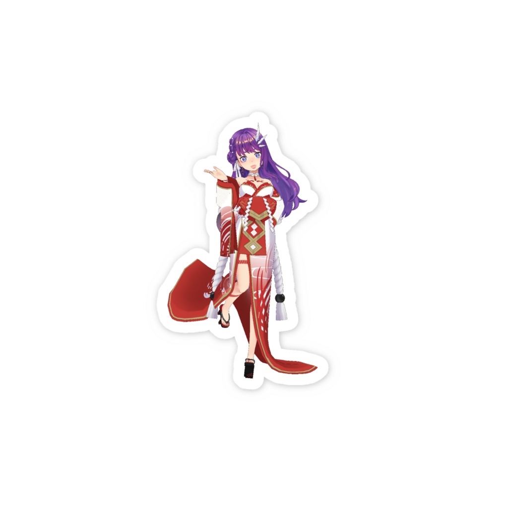 【三本角 みつの】3月生誕祭記念日-スマホステッカー-G0197