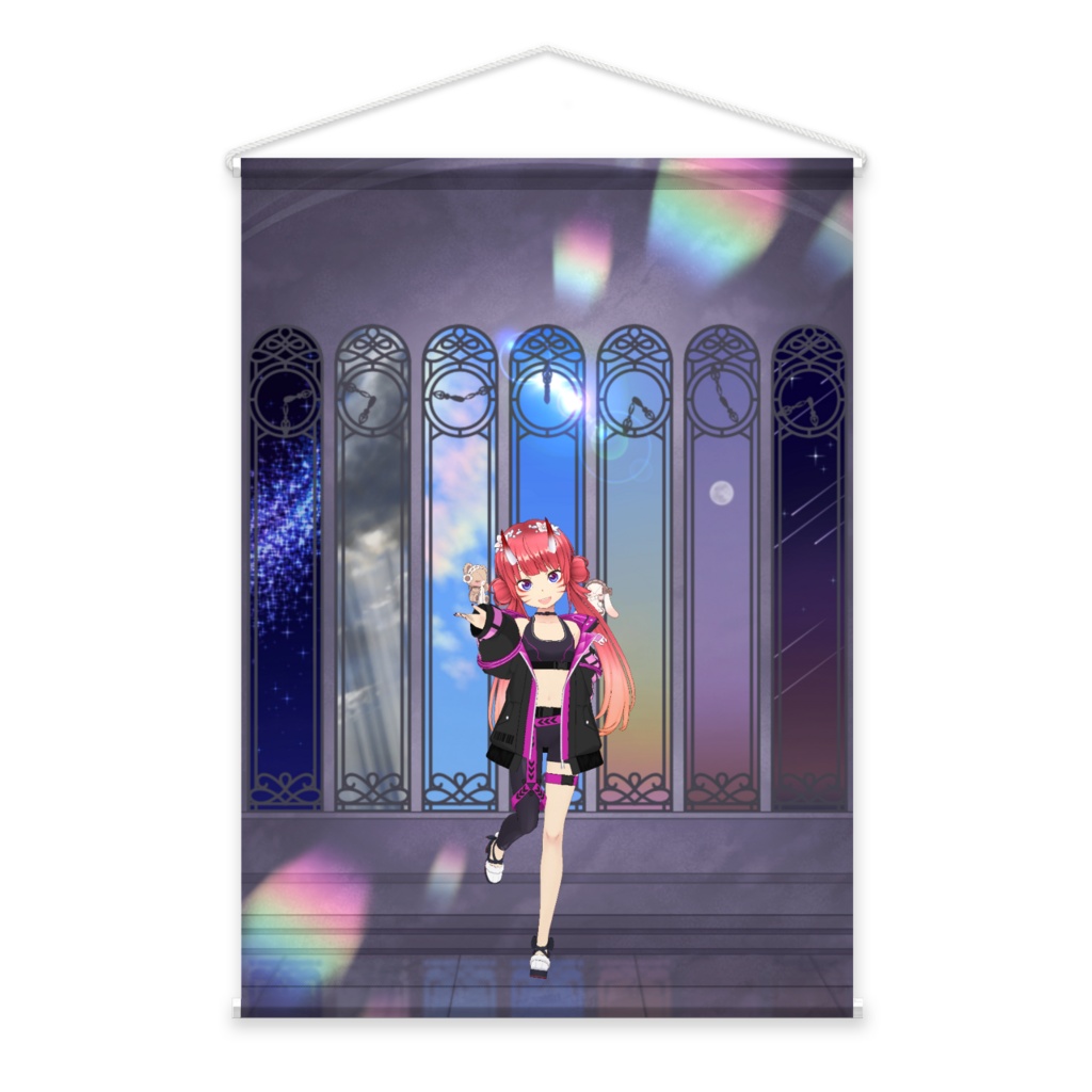 【伊織 九鬼】3月生誕祭記念日-タペストリー-G0194