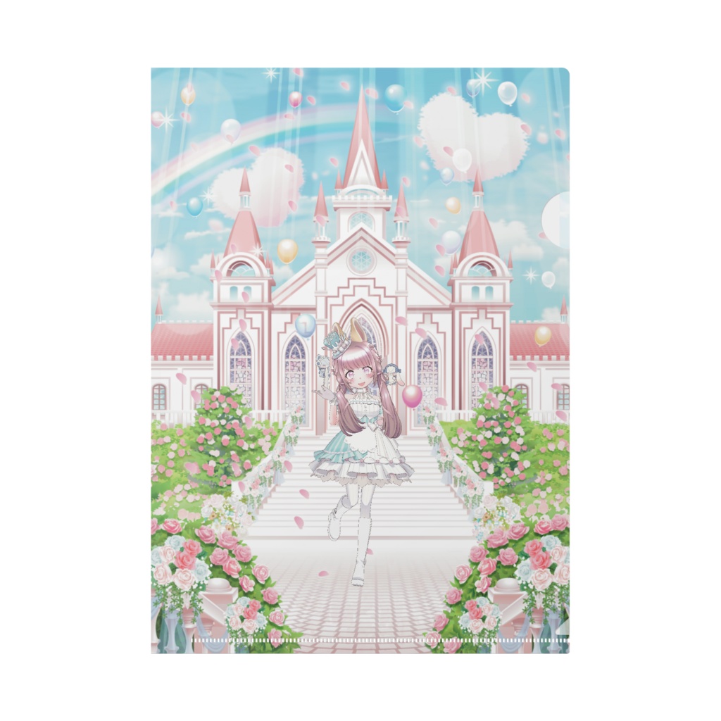 【虹彩うさ】3月生誕祭記念日-クリアファイル-G0188