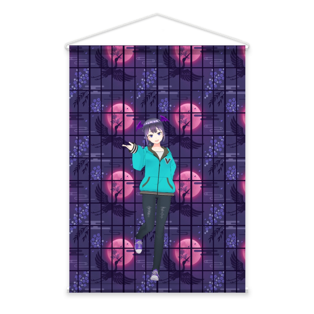 【霊魔露藺】3月生誕祭記念日-タペストリー-G0187