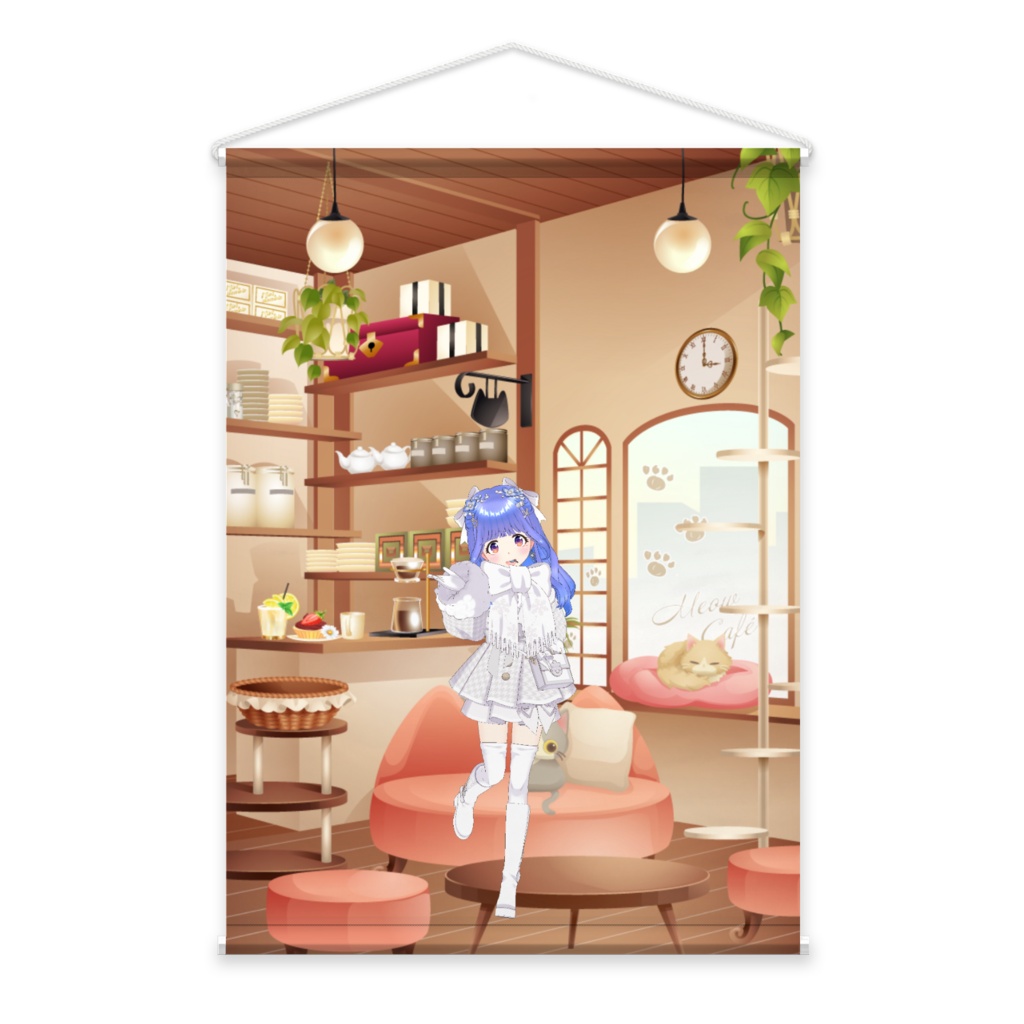 【千羽鶴 明日夢】3月生誕祭記念日-タペストリー-G0183